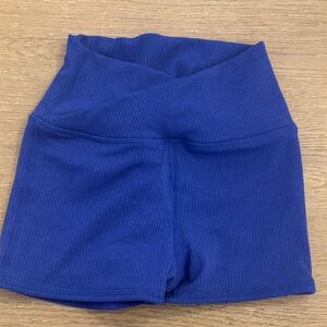 Tiger Friday shorts in blue color size adult small .